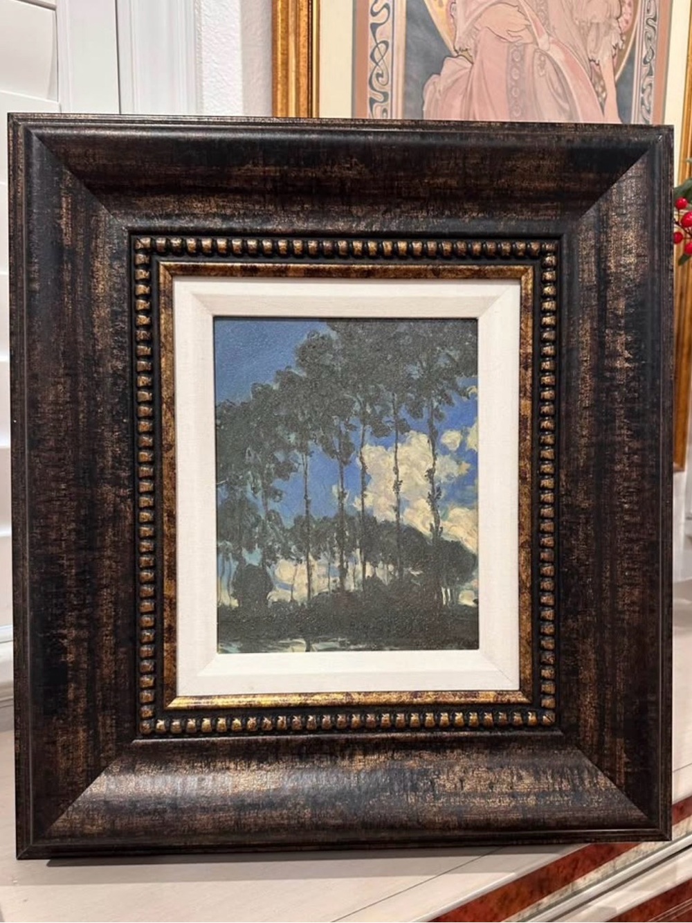 Claude Monet's "Poplars on the Banks of the Epte" beautiful print